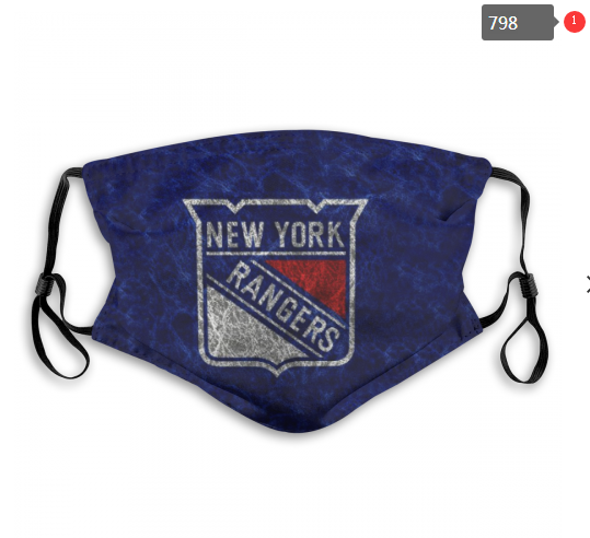 NHL New York Rangers #12 Dust mask with filter